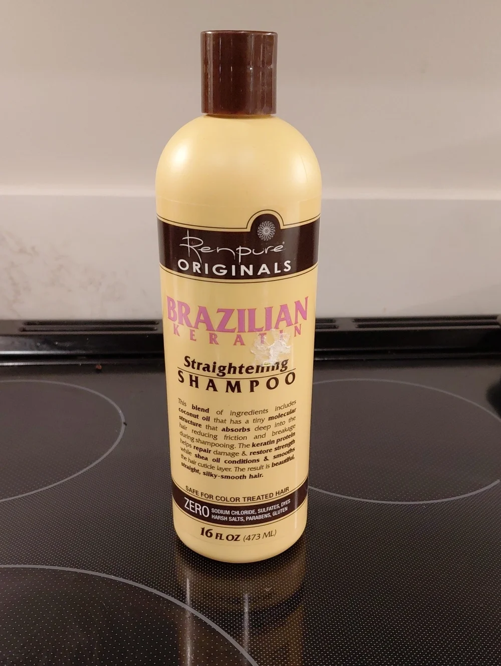 Brazilian Keratin Straightening Shampoo - Yellow